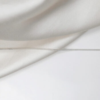 STERLING SILVER FINE CURB CHAIN GD035 LAID STRAIGHT