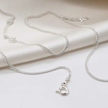 STERLING SILVER FINE CURB CHAIN GD035 STREWN