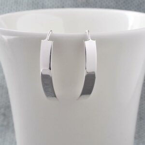 Silver Urban Shield Earrings by Martha Jackson