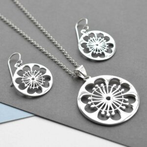 Silver Primrose Jewellery by Martha Jackson