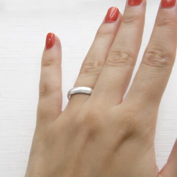polished ring model shot