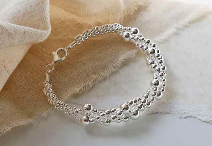 1 Carat Real Moissanite 925 Sterling Silver Bracelet Sparkling Jewelry For  Women | eBay