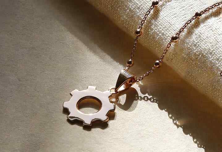 Rose Gold Plated Pendant Necklaces