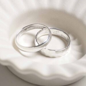 Secret Message Ring SMR 5mm + 4mm engraved