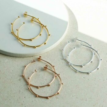 MS1213RG MS1213G MS1213S STERLING SILVER LARGE BOBBLE HOOPS GROUP SHOT 1110x1110 1