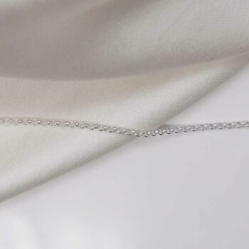 STERLING SILVER BELCHER CHAIN R001 LAID STRAIGHT