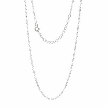 Sterling Silver Trace Chain Necklace (16-18