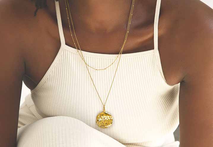 Gold Plated Pendant Necklaces