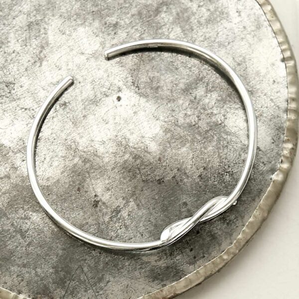 Cindy Silver Studded Cuff