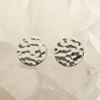 MS1222S STERLING SILVER DISC STUDS 1