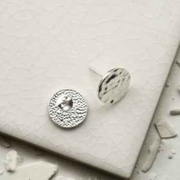 MS1222S STERLING SILVER DISC STUDS 3