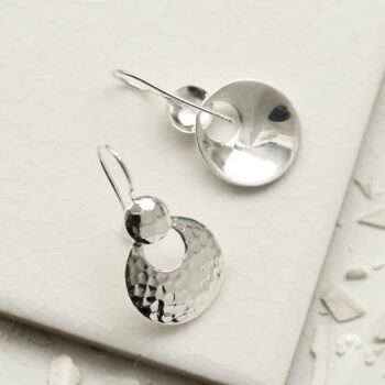 MS1228S STERLING SILVER ECLIPSE EARRINGS 2