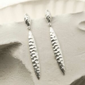 Manhattan Earrings on plaster background