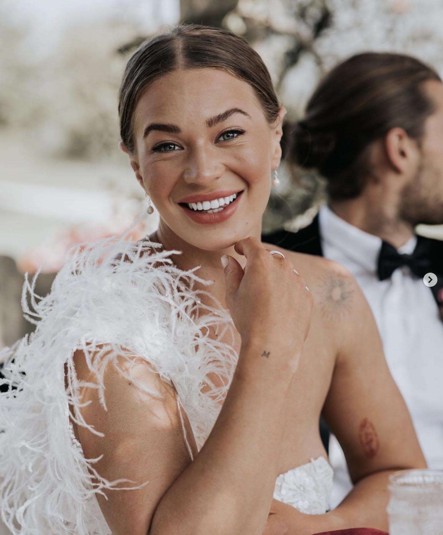 Wedding photo of bride