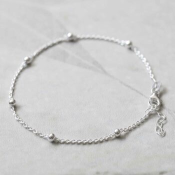 MV1341B STERLING SILVER SATELLITE BRACELET 1