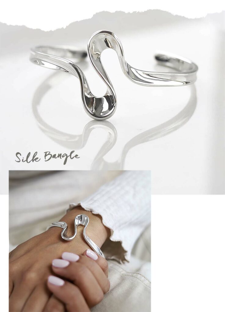 brand new bangle Collage of The Silk Bangle