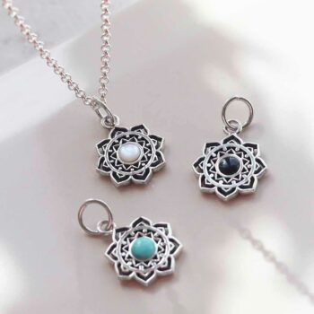 【STONEHENgE】Love Duet〜Silver Flower Necklace SA25A85F Love Flower Necklace Sterling Silver | Say It With