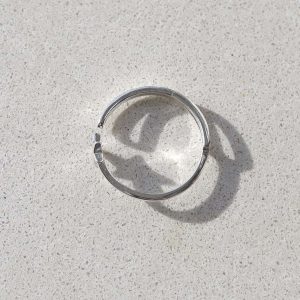 ML821 STERLING SILVER ADJUSTABLE STAR RING 3