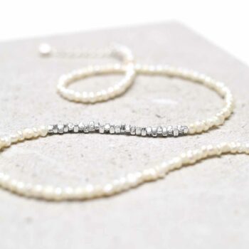 MK816 Sterling Silver Beach Pearl Necklace
