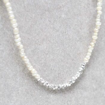 MK816 Sterling Silver Beach Pearl Necklace 6