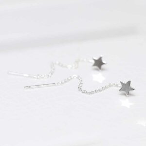 ML923 Sterling Silver Star Ear Threader 2