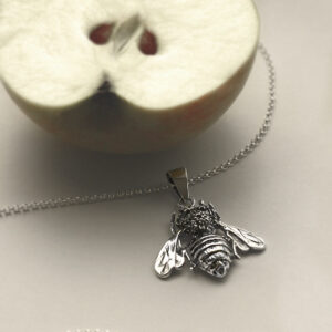 Sterling Silver Bumblebee Necklace