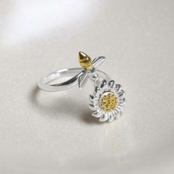 ☆TATIANA☆ Musk Spring Ring CR1857 Sterling Silver Adjustable Spring Fidget Ring | Affordable