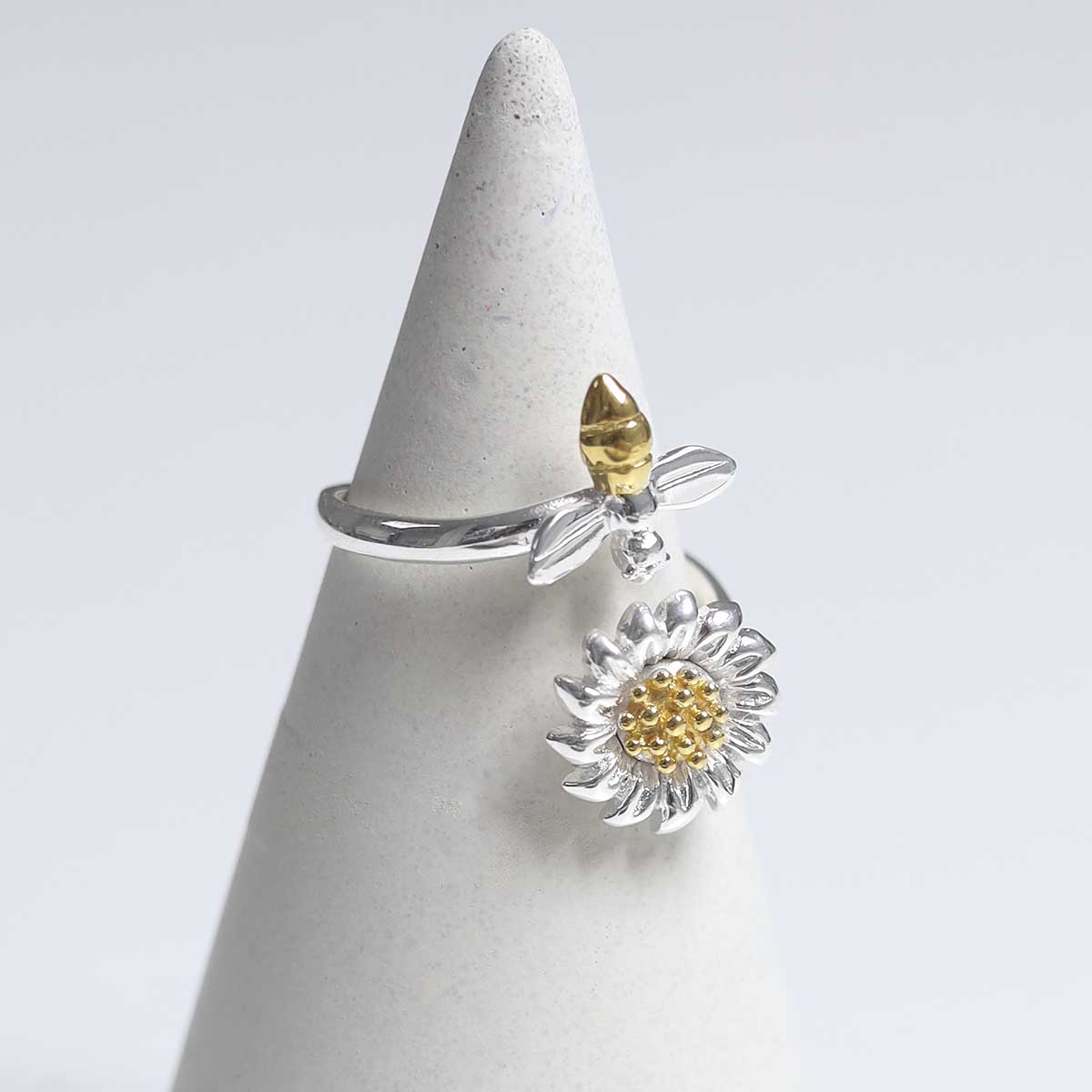 Sterling Silver Adjustable Spring Fidget Ring | Affordable Silver ...
