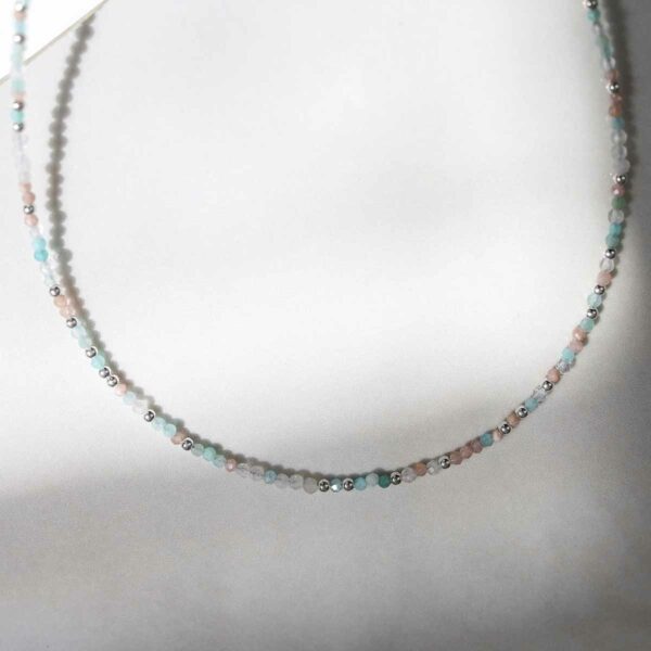 Mixed Gemstone Candy Necklace main image 1