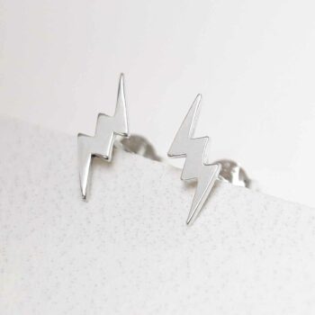 ML858 Sterling Silver Zeus Studs 1