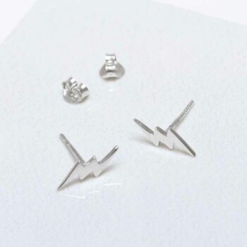 ML858 Sterling Silver Zeus Studs 3