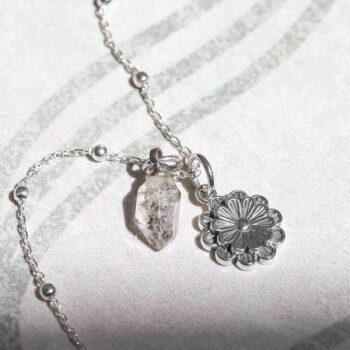 ML994P Sterling Silver Pretty Petals Necklace 2