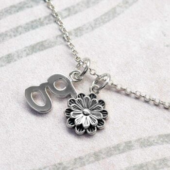 ML994P Sterling Silver Pretty Petals Necklace 5