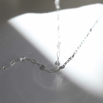 MV1345A Sterling Silver Shimmer Anklet 2