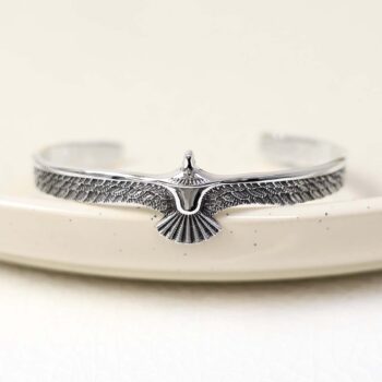 MZB146 Sterling Silver Freedom Bangle 2