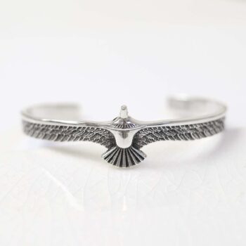 MZB146 Sterling Silver Freedom Bangle 5