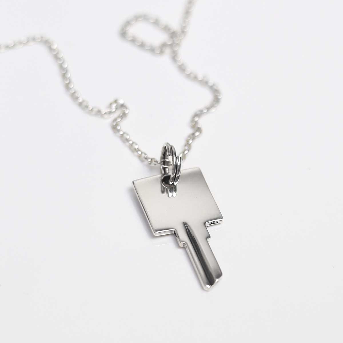 Sterling Silver Key Necklace (Small) | Affordable silver - Martha