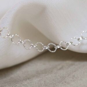 Sterling Silver Shimmer Link details