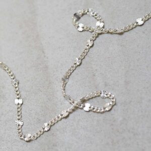Sterling Silver Shimmer Chain detail