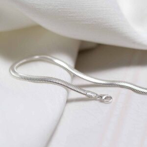 Sterling Silver Herringbone Bracelet detail
